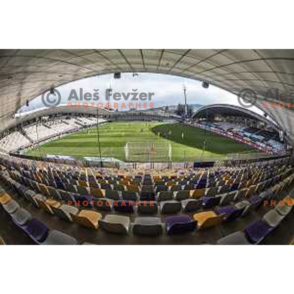 in action during Prva liga Telekom Slovenije football match between Maribor and Domzale in Ljudski vrt, Maribor, Slovenia on April 20, 2021