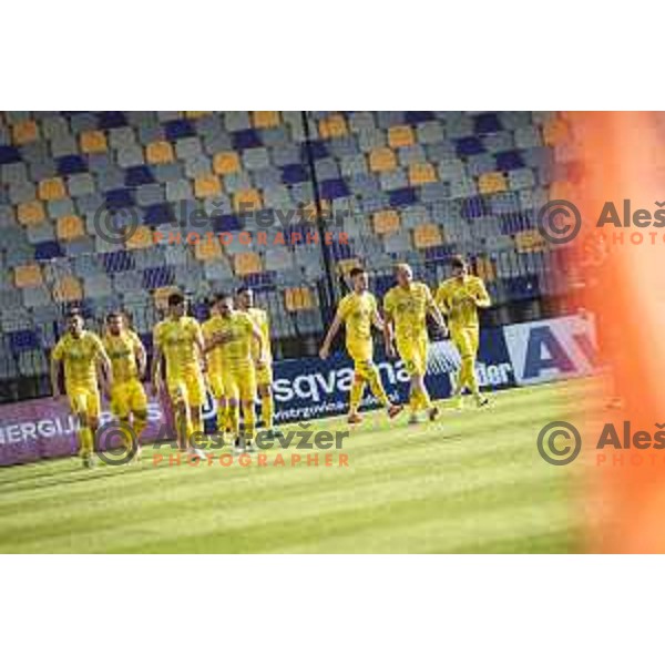 in action during Prva liga Telekom Slovenije football match between Maribor and Domzale in Ljudski vrt, Maribor, Slovenia on April 20, 2021