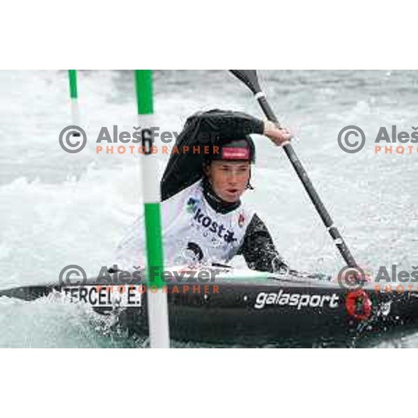 Eva Tercelj competes in K-1 Women at European Open Canoe Cup in Ljubljana, Slovenia on April 18, 2021