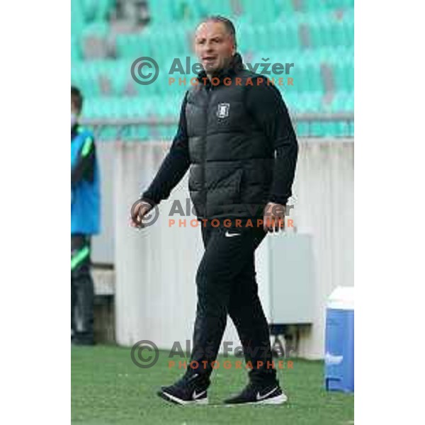 Head coach Goran Stankovic during Prva Liga Telekom Slovenije 2020-2021 football match between Olimpija and Koper in SRC Stozice, Ljubljana, Slovenia on April 21, 2021