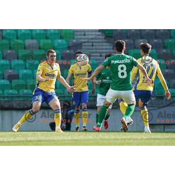 Bojan Knezevic during Prva Liga Telekom Slovenije 2020-2021 football match between Olimpija and Koper in SRC Stozice, Ljubljana, Slovenia on April 21, 2021