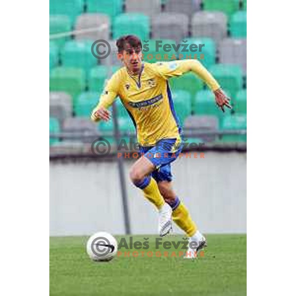 Mihail Caimacov during Prva Liga Telekom Slovenije 2020-2021 football match between Olimpija and Koper in SRC Stozice, Ljubljana, Slovenia on April 21, 2021