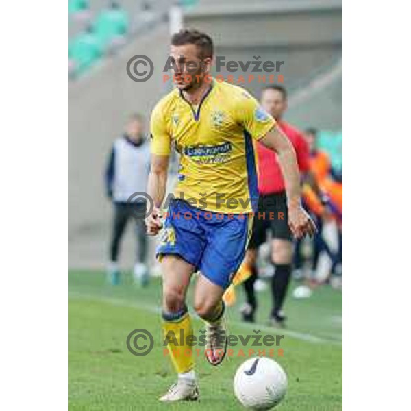 Marko Pejic during Prva Liga Telekom Slovenije 2020-2021 football match between Olimpija and Koper in SRC Stozice, Ljubljana, Slovenia on April 21, 2021