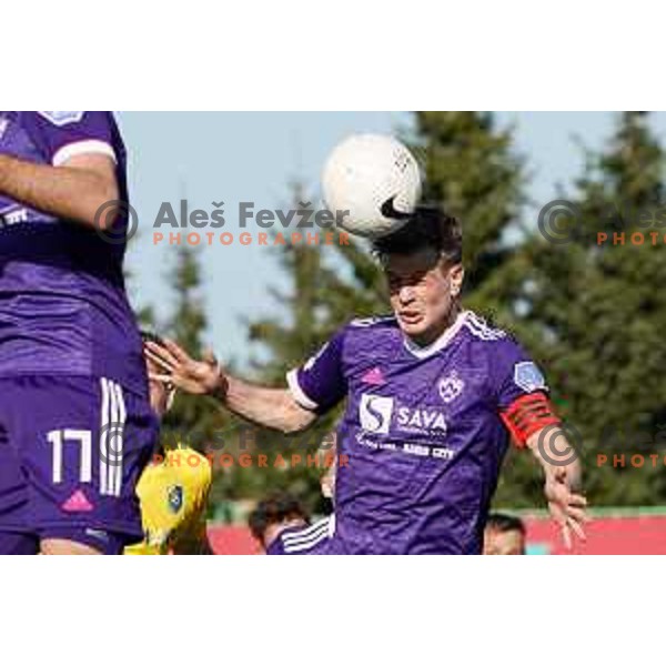 in action during Prva Liga Telekom Slovenije 2020-2021 football match between Bravo and Maribor in Ljubljana, Slovenia on April 24, 2021