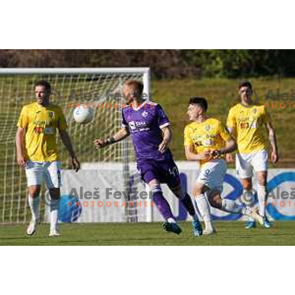 in action during Prva Liga Telekom Slovenije 2020-2021 football match between Bravo and Maribor in Ljubljana, Slovenia on April 24, 2021
