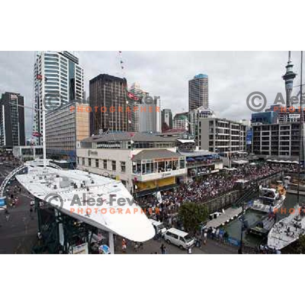 at America\'s Cup Final sailing match race between team New Zealand and team Alinghi in Auckland, New Zealand on March 2, 2003. Team Alinghi defeated Team New Zealand 5:0