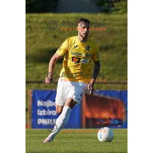in action during Prva Liga Telekom Slovenije 2020-2021 football match between Bravo and Maribor in Ljubljana, Slovenia on April 24, 2021