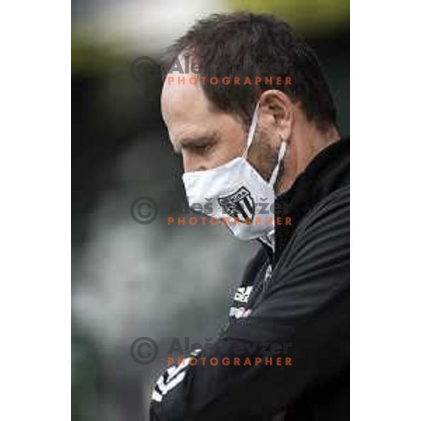 Ante Simundza during Prva liga telekom Slovenije football match between Mura and Olimpija Ljubljana in Fazanerija, Murska Sobota, Slovenia on April 25, 2021