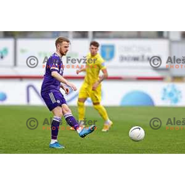 Rudi Pozeg Vancas in action during Pivovarna Union Slovenian Cup football match between Domzale and Maribor in Domzale, Slovenia on April 27, 2021