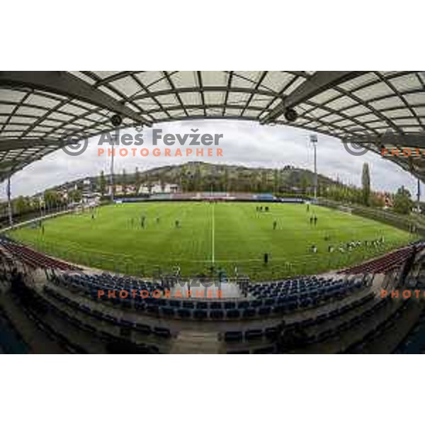 Lendava Sports park prior to Slovenian cup football match between Nafta 1903 and Olimpija Ljubljana in Lendava, Slovenia on April 28, 2021