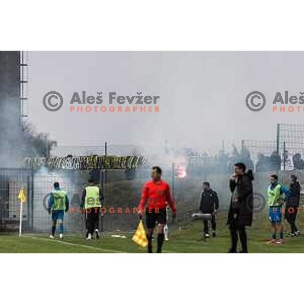 Gorgoni during Pivovarna Union Slovenian cup football match between Nafta 1903 and Olimpija Ljubljana in Lendava, Slovenia on April 28, 2021
