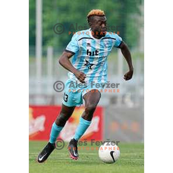 Chinwendu Johan Nkama in action during Prva Liga Telekom Slovenije 2020-2021 football match between Gorica and Mura in Nova Gorica on April 30, 2021