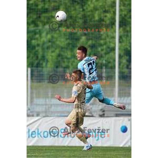 in action during Prva Liga Telekom Slovenije 2020-2021 football match between Gorica and Mura in Nova Gorica on April 30, 2021
