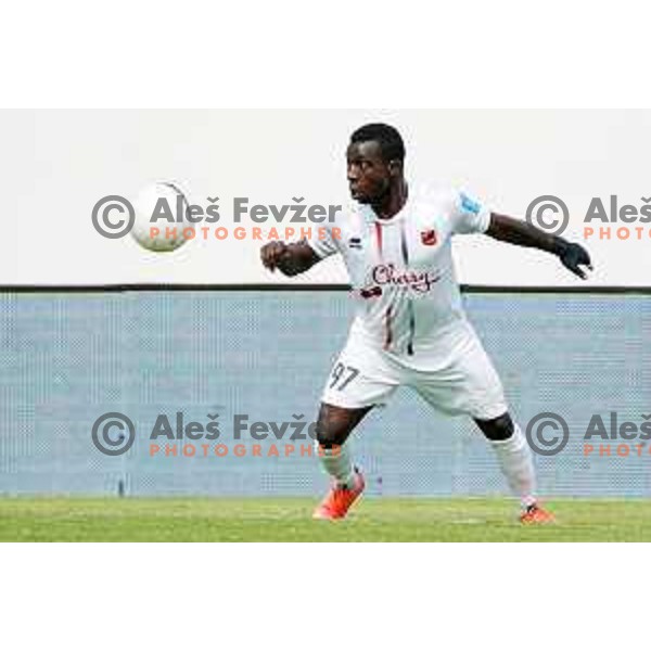 Djalo Aldair in action during Prva Liga Telekom Slovenije 2020-2021 football match between Tabor CB 24 Sezana and Domzale in Sezana on May 1, 2021