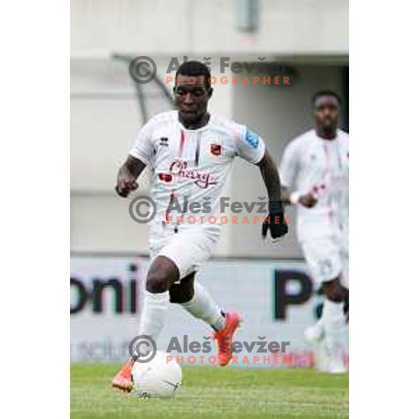 Djalo Aldair in action during Prva Liga Telekom Slovenije 2020-2021 football match between Tabor CB 24 Sezana and Domzale in Sezana on May 1, 2021