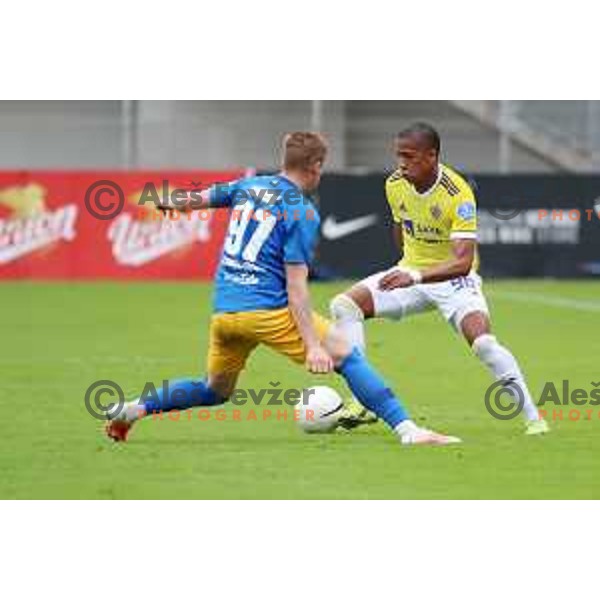 Felipe dos Santos in action during Prva Liga Telekom Slovenije 2020-2021 football match between Tabor CB 24 Sezana and Domzale in Sezana on May 1, 2021