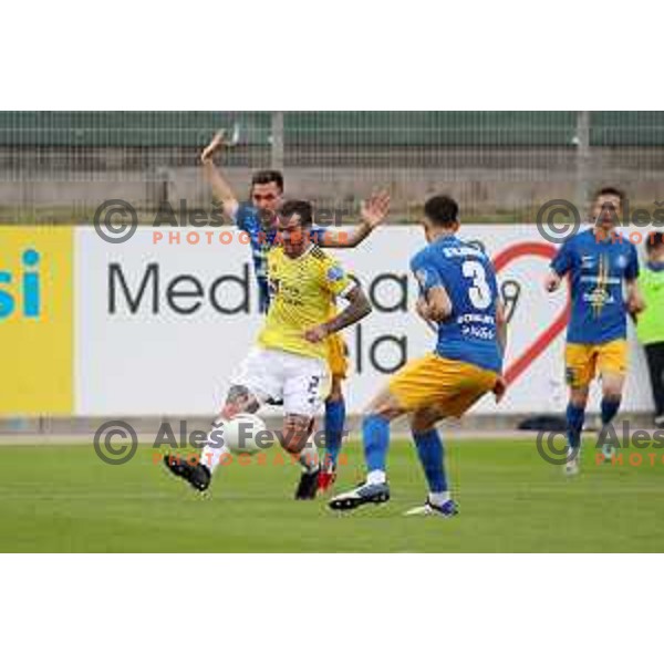 Denis Klinar in action during Prva Liga Telekom Slovenije 2020-2021 football match between Celje and Maribor in Celje, on May 1, 2021