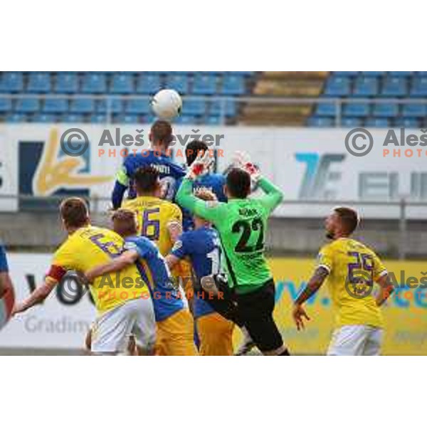 Matjaz Rozman in action during Prva Liga Telekom Slovenije 2020-2021 football match between Celje and Maribor in Celje, on May 1, 2021