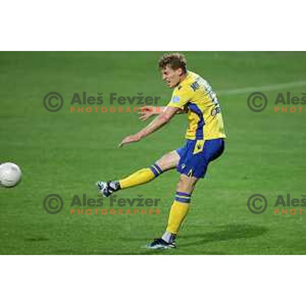 Maj Mittendorfer in action during Prva Liga Telekom Slovenije 2020-2021 football match between Koper and Bravo in Koper, Slovenia on May 1, 2021
