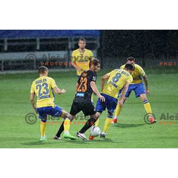 Luka Zinko in action during Prva Liga Telekom Slovenije 2020-2021 football match between Koper and Bravo in Koper, Slovenia on May 1, 2021