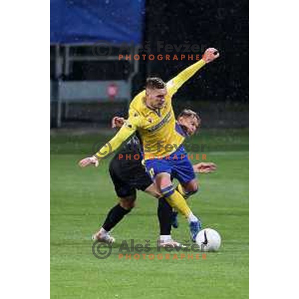 Nardin Mulahusejnovic in action during Prva Liga Telekom Slovenije 2020-2021 football match between Koper and Bravo in Koper, Slovenia on May 1, 2021