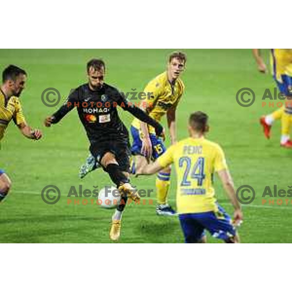 Mustafa Nukic in action during Prva Liga Telekom Slovenije 2020-2021 football match between Koper and Bravo in Koper, Slovenia on May 1, 2021