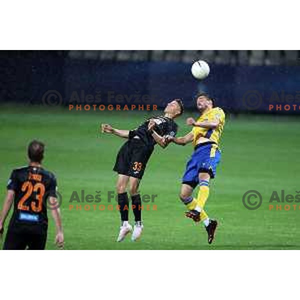 Milan Tucic in action during Prva Liga Telekom Slovenije 2020-2021 football match between Koper and Bravo in Koper, Slovenia on May 1, 2021