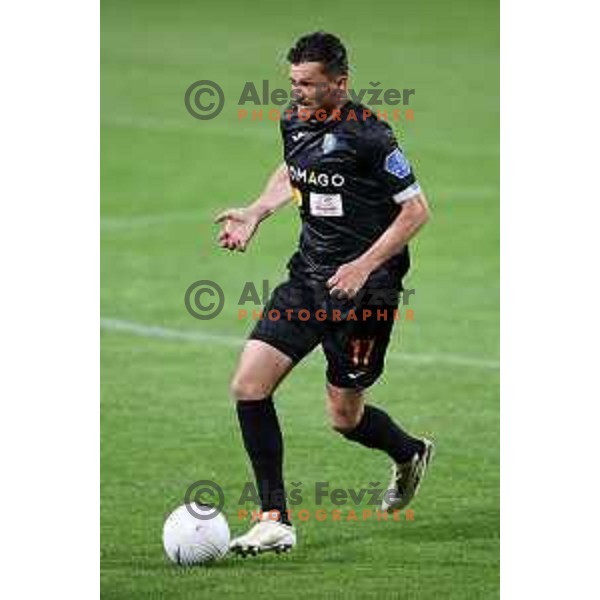 Andraz Kirm in action during Prva Liga Telekom Slovenije 2020-2021 football match between Koper and Bravo in Koper, Slovenia on May 1, 2021