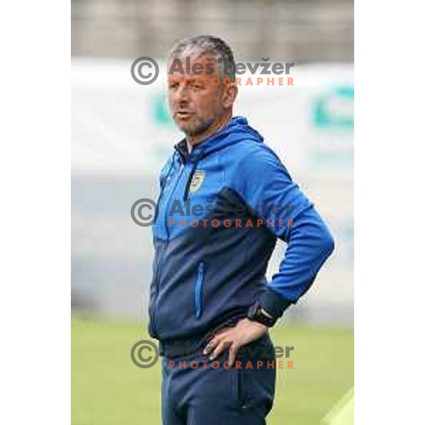 Head coach Dejan Djuranovic in action during Prva Liga Telekom Slovenije 2020-2021 football match between Tabor CB 24 Sezana and Domzale in Sezana on May 1, 2021