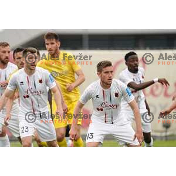 in action during Prva Liga Telekom Slovenije 2020-2021 football match between Tabor CB 24 Sezana and Domzale in Sezana on May 1, 2021