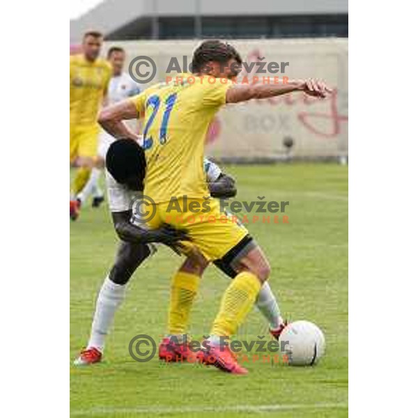 Matej Podlogar in action during Prva Liga Telekom Slovenije 2020-2021 football match between Tabor CB 24 Sezana and Domzale in Sezana on May 1, 2021