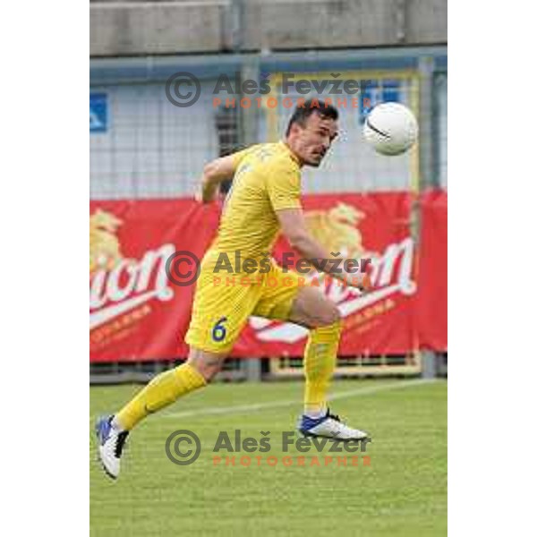 Tilen Klemencic in action during Prva Liga Telekom Slovenije 2020-2021 football match between Tabor CB 24 Sezana and Domzale in Sezana on May 1, 2021