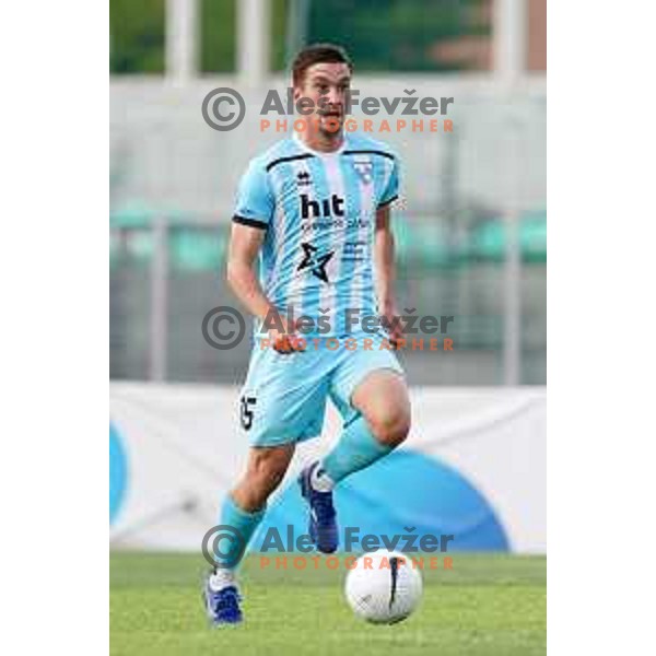 Til Mavretic in action during Prva Liga Telekom Slovenije 2020-2021 football match between Gorica and Mura in Nova Gorica on April 30, 2021