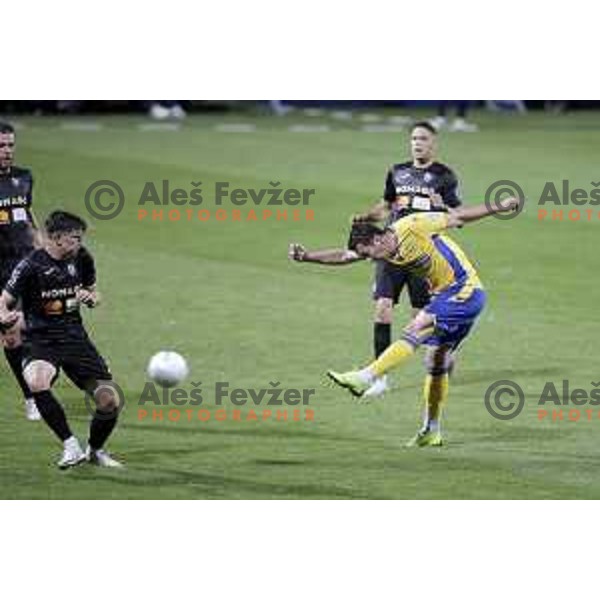 in action during Prva Liga Telekom Slovenije 2020-2021 football match between Koper and Bravo in Koper, Slovenia on May 1, 2021
