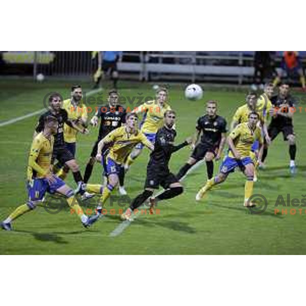 Mustafa Nukic in action during Prva Liga Telekom Slovenije 2020-2021 football match between Koper and Bravo in Koper, Slovenia on May 1, 2021