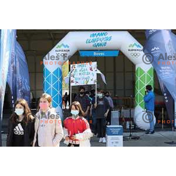 Start of Slovenska Bakla, Olympic journey around Slovenia in 81 days started in Bovec, Slovenia on May 3, 2021