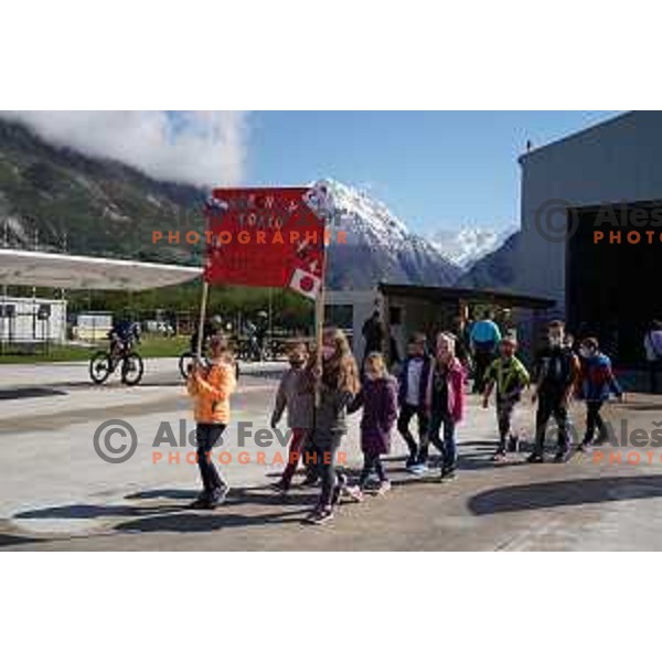 Start of Slovenska Bakla, Olympic journey around Slovenia in 81 days started in Bovec, Slovenia on May 3, 2021