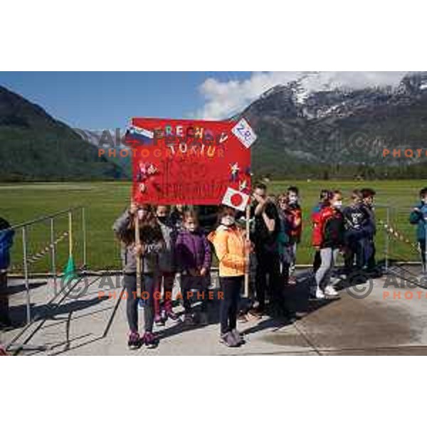 Start of Slovenska Bakla, Olympic journey around Slovenia in 81 days started in Bovec, Slovenia on May 3, 2021