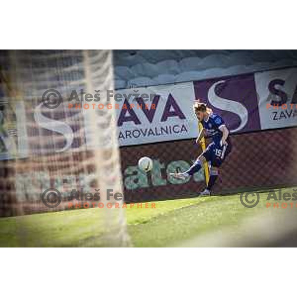 Jan Repas in action during Prva liga Telekom Slovenije football match between Maribor and Tabor Sezana in Ljudski vrt, Maribor, Slovenija on May 4, 2021
