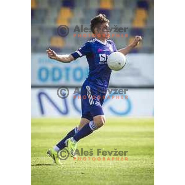Gal Gorenak in action during Prva liga Telekom Slovenije football match between Maribor and Tabor Sezana in Ljudski vrt, Maribor, Slovenija on May 4, 2021