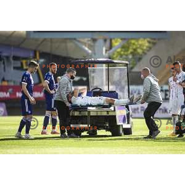 in action during Prva liga Telekom Slovenije football match between Maribor and Tabor Sezana in Ljudski vrt, Maribor, Slovenija on May 4, 2021