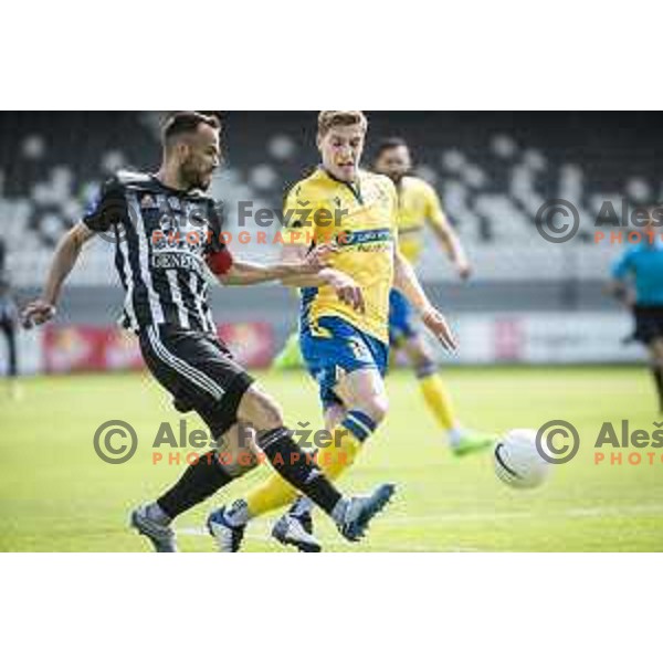 in action during Prva liga Telekom Slovenije football match between Mura and Koper in Fazanerija, Murska Sobota, Slovenia on May 5, 2021