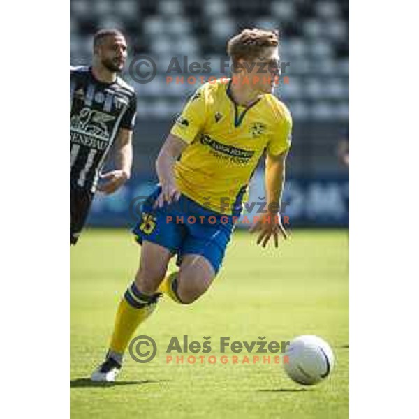 Maj Mittendorfer in action during Prva liga Telekom Slovenije football match between Mura and Koper in Fazanerija, Murska Sobota, Slovenia on May 5, 2021