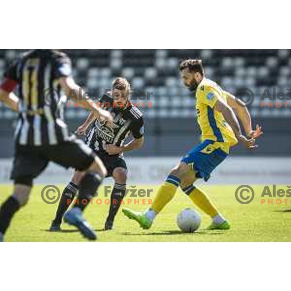 in action during Prva liga Telekom Slovenije football match between Mura and Koper in Fazanerija, Murska Sobota, Slovenia on May 5, 2021