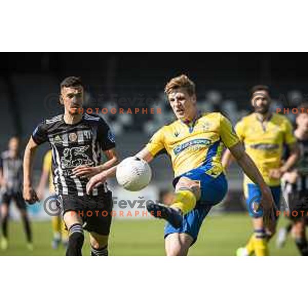 in action during Prva liga Telekom Slovenije football match between Mura and Koper in Fazanerija, Murska Sobota, Slovenia on May 5, 2021