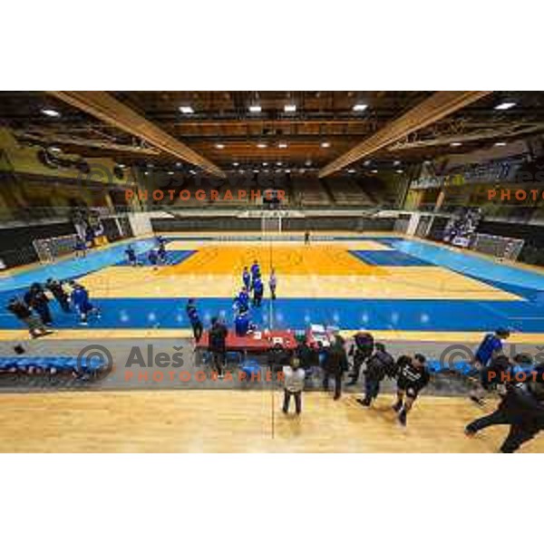 Cancelled 1.NLB handball match between Maribor Branik and Gorenje Velenje in Dvorana Tabor, Maribor, Slovenia on May 7, 2021