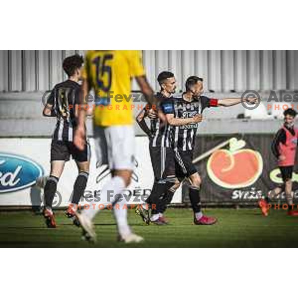 in action during Prva liga Telekom Slovenije football match between Mura and Bravo in Fazanerija, Murska Sobota, Slovenia on May 8, 2021