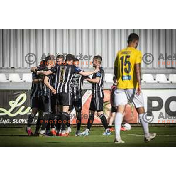 in action during Prva liga Telekom Slovenije football match between Mura and Bravo in Fazanerija, Murska Sobota, Slovenia on May 8, 2021