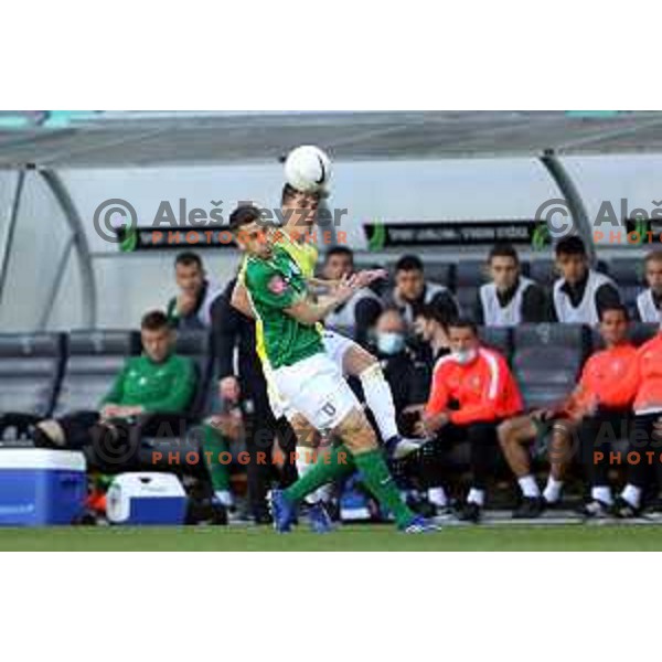 Of Olimpija in action during Prva Liga Telekom Slovenije 2020-2021 football match between Olimpija and Maribor in SRC Stozice, Ljubljana, Slovenia on May 9, 2021