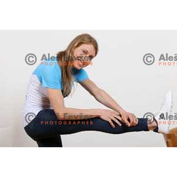 Marusa Mismas, member of Slovenia Olympic team for Tokyo 2020 Summer Olympic Games during photo shooting in Ljubljana, Slovenia on May 11, 2021